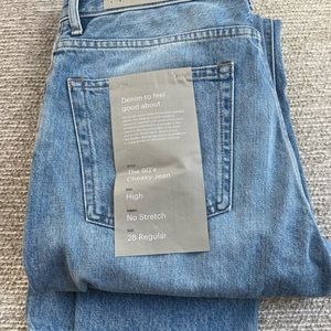 NWT Everlane cheeky jeans size 28 regular